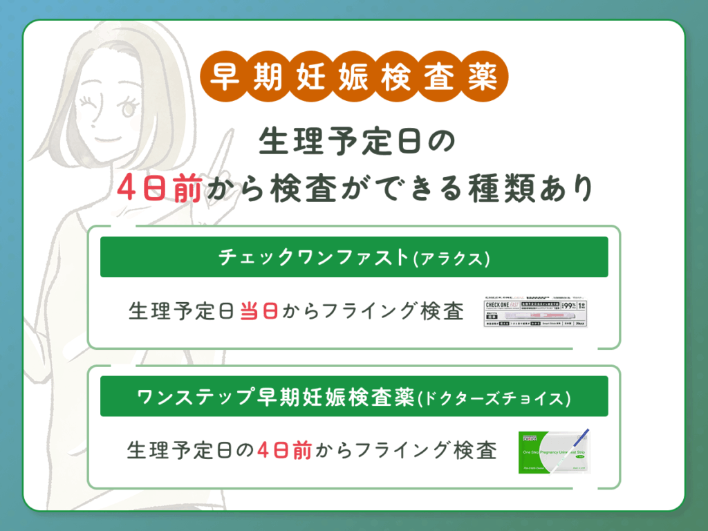 早期妊娠検査薬はいつからフライング検査できる？