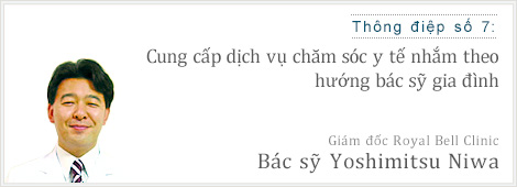 Bác sỹ Yoshimitsu Niwa – Giám đốc Royal Bell Clinic