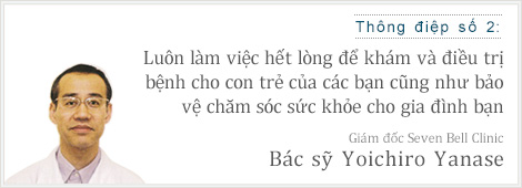 Bác sỹ Yoichiro Yanase – Giám đốc Seven Bell Clinic